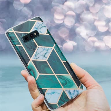 Samsung Galaxy S10 4G Plånboksfodral Skal (Grön)