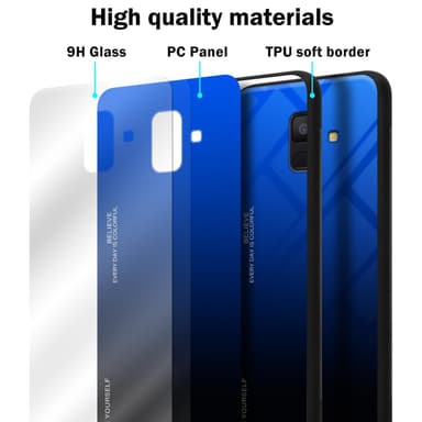 Samsung Galaxy A6 2018 Skal Fodral Case (Svart)