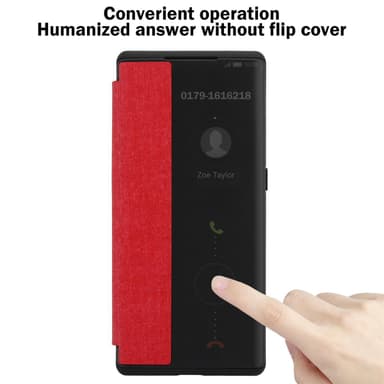 Huawei MATE 30 PRO Plånboksfodral Skal (Röd)