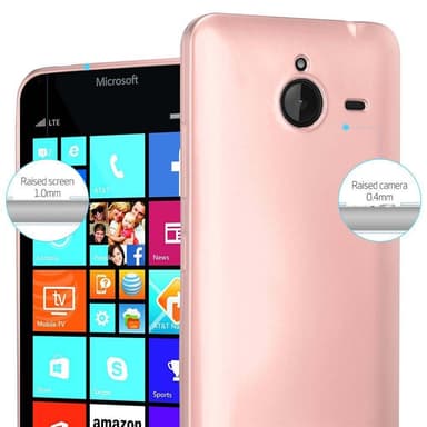 Skal Nokia Lumia 640 XL Fodral Case (Rosa)