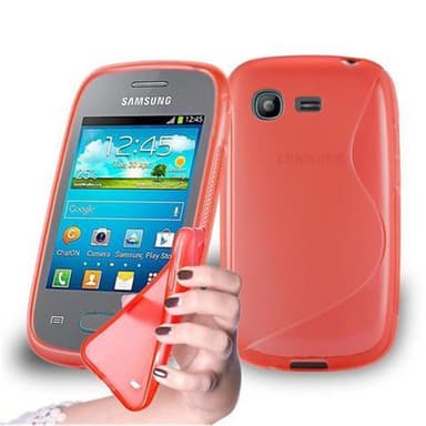 Samsung Galaxy POCKET Skal Fodral Case (Röd)
