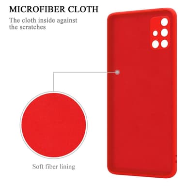 Skal Samsung Galaxy A51 4G / M40s Fodral Case (Röd)