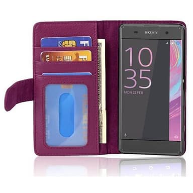 Sony Xperia XA Plånboksfodral Skal (Lila)
