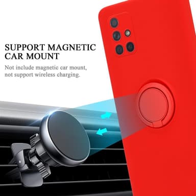 Skal Samsung Galaxy A51 4G / M40s Fodral Case (Röd)