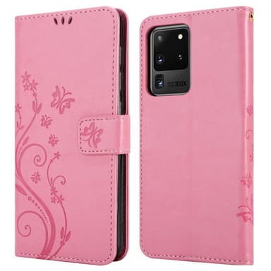 Samsung Galaxy S20 ULTRA Plånboksfodral Skal (Rosa)