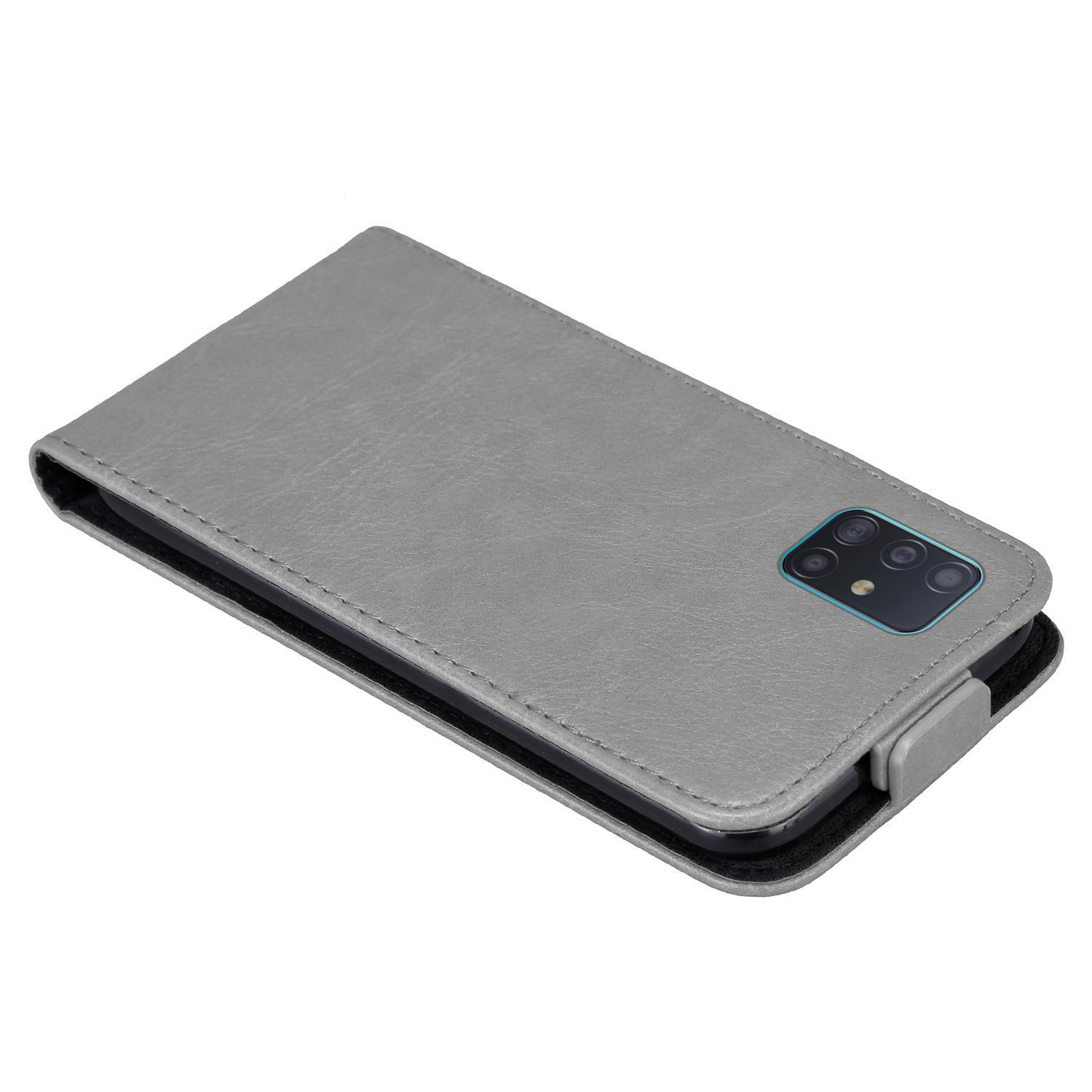 Samsung Galaxy A51 5G Flipfodral Skal (Grå)
