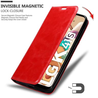LG KQ51 Skal Fodral Case (Röd)