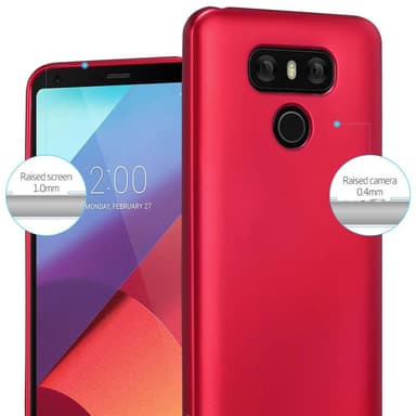 Skal LG G6 Fodral Case (Röd)