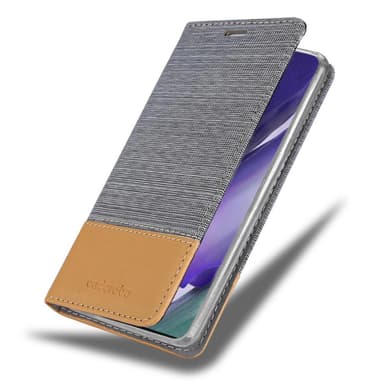 Samsung Galaxy NOTE 20 PLUS Plånboksfodral Skal (Grå)