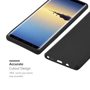 Skal Samsung Galaxy NOTE 8 Fodral Case (Svart)