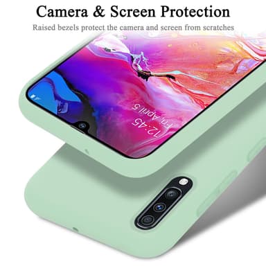 Samsung Galaxy A70 / A70s Skal Fodral Case (Grön)