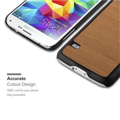 Samsung Galaxy S5 / S5 NEO Skal Fodral Case (Brun)