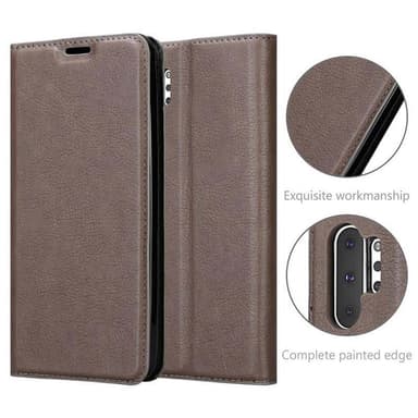 Samsung Galaxy NOTE 10 PLUS Skal Fodral Case (Brun)
