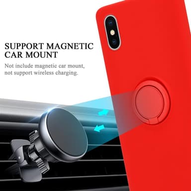 Skal iPhone XS MAX Fodral Case (Röd)