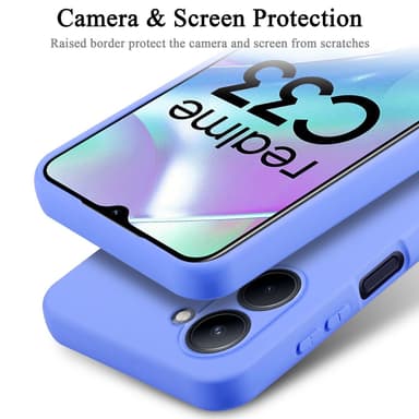 Realme C33 Skal Fodral Case (Lila)