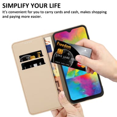Samsung Galaxy M21 / M30s Plånboksfodral Skal (Blå)