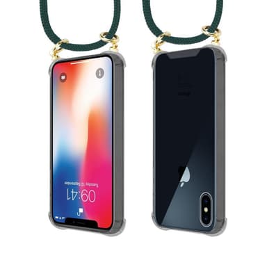 iPhone X / XS Skal Fodral Kedja (Grön)