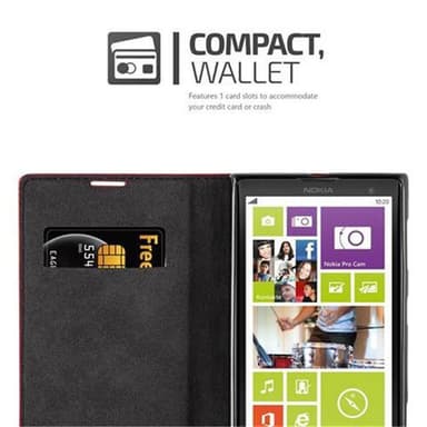 Nokia Lumia 1020 Skal Fodral Case (Röd)