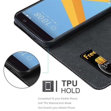 HTC ONE M10 Skal Fodral Case (Svart)