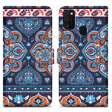 Samsung Galaxy M21 / M30s Plånboksfodral Skal (Blå)