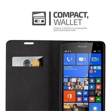 Nokia Lumia 535 Skal Fodral Case (Svart)