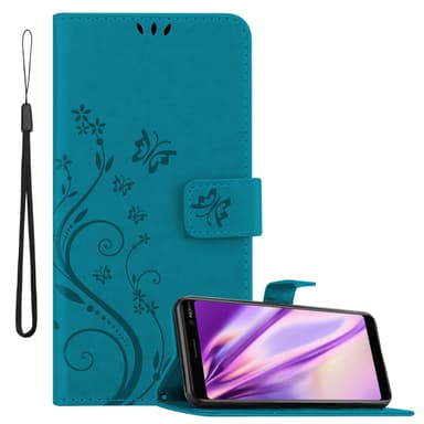 Nokia 7 PLUS Plånboksfodral Skal (Blå)