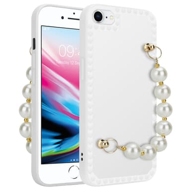 iPhone 7 / 7S / 8 / SE 2020 Skal Fodral Case (Vit)