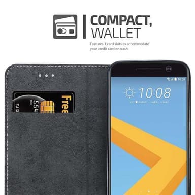HTC ONE M10 Skal Fodral Case (Svart)