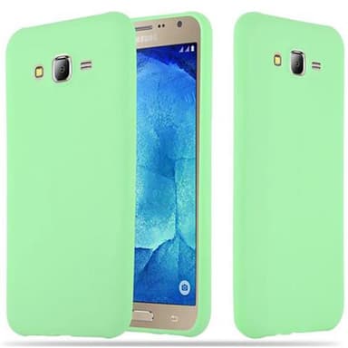 Skal Samsung Galaxy J7 2015 Fodral Case (Grön)