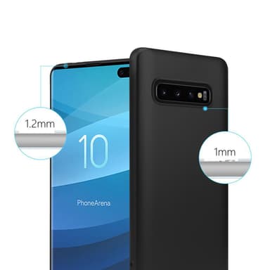 Skal Samsung Galaxy S10 PLUS Fodral Case (Svart)