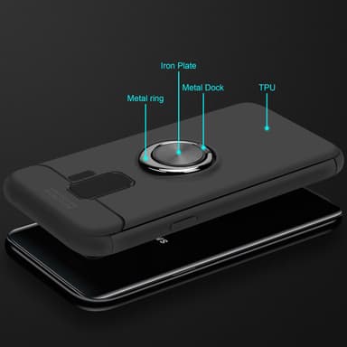 Samsung Galaxy S9 Skal Fodral Case (Svart)