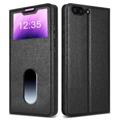 OnePlus 5 Plånboksfodral Skal (Svart)