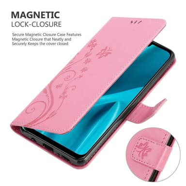 Huawei Y9 2019 Plånboksfodral Skal (Rosa)