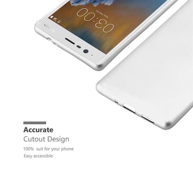 Skal Nokia 3 2017 Fodral Case (Silver)