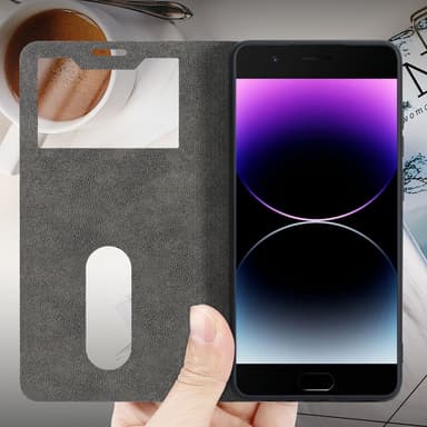 OnePlus 5 Plånboksfodral Skal (Svart)