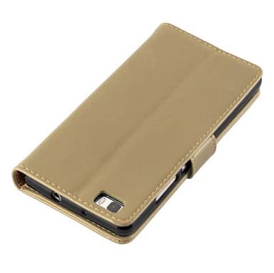 Huawei P8 LITE 2015 Plånboksfodral Skal (Brun)