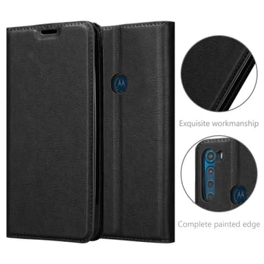 Motorola ONE FUSION+ Skal Fodral Case (Svart)