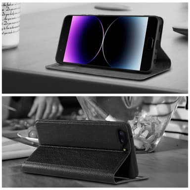 OnePlus 5 Plånboksfodral Skal (Svart)
