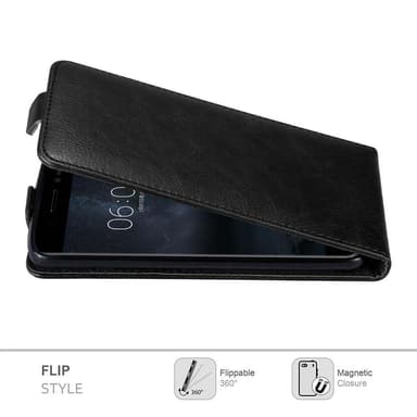 Nokia 6 2017 Flipfodral Skal (Svart)