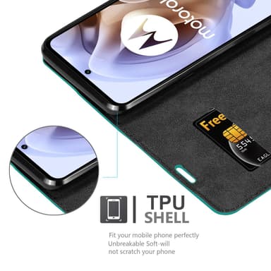 Motorola MOTO G31 / G41 Skal Fodral Case (Turkos)