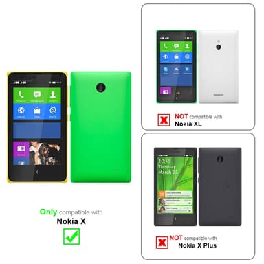 Nokia X Skal Fodral Case (Svart)