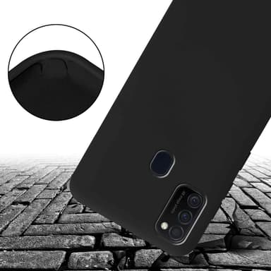 Samsung Galaxy M21 / M30s Skal Fodral Kedja (Svart)