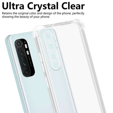 Xiaomi Mi NOTE 10 LITE Skal Fodral Case (Genomskinlig)