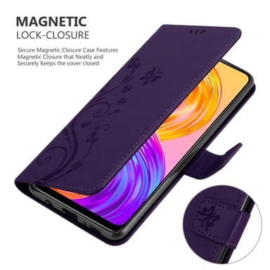 Realme 8 4G / 8 PRO Plånboksfodral Skal (Lila)