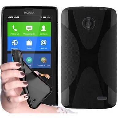 Nokia X Skal Fodral Case (Svart)