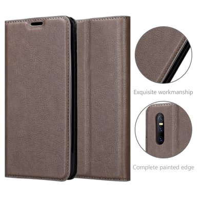 Vivo S1 Skal Fodral Case (Brun)