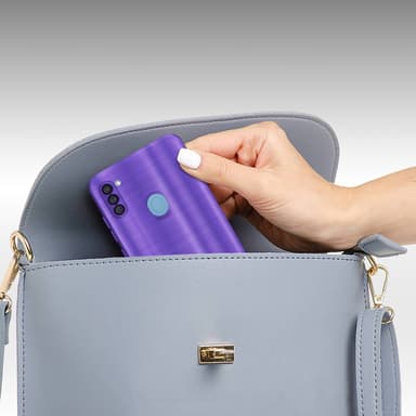 Samsung Galaxy A11 / M11 Skal Fodral Case (Lila)