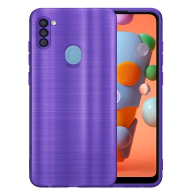 Samsung Galaxy A11 / M11 Skal Fodral Case (Lila)