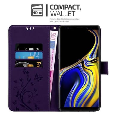 Samsung Galaxy NOTE 9 Plånboksfodral Skal (Lila)