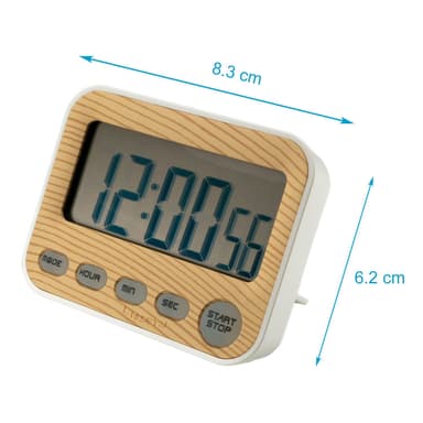 Kökstimer Korttimer Äggtimer med LCD-display Stoppur